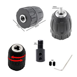 Motor Için 10mm Otomatik Mandren Anahtarsız Mandrel Okul Proje Ödev Uygulama 5mm-6mm-8mm Profesyonel