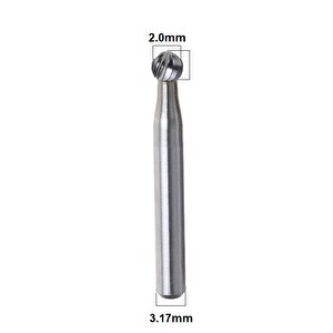Karbür Uç Seti 2.0mm 2.6mm 4.6mm Carbide Cnc Router Ucu Yoğun Çelik Metal Ahşap Işleme Ucu 3 Lü Set
