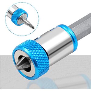 Manyetik mıknatıslama halkası Manyetik Vida Tutucu  hex 1/4 ph pz yıldız matkap ucu için güçlü 2li
