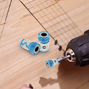 Manyetik mıknatıslama halkası Manyetik Vida Tutucu  hex 1/4 ph pz yıldız matkap ucu için güçlü 2li