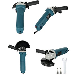 900w avuç taşlama makinesi 100/115mm spral taşlama slikon kordonlu sökme anahtarlı 11000 rpm
