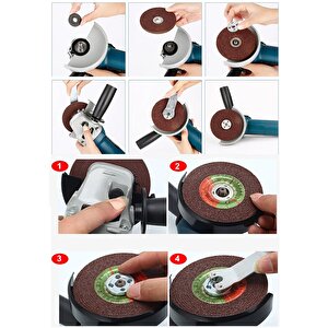 900w avuç taşlama makinesi 100/115mm spral taşlama slikon kordonlu sökme anahtarlı 11000 rpm