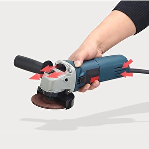 Avuç Taşlama 900w 115mm 11000 rpm spral taşlama makinesi anahtarlı slikon kordonlu anahtarlı