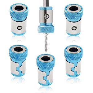 Manyetik mıknatıslama halkası 5 adet Manyetik Vida Tutucu 1/4 ph pz yıldız matkap ucu için