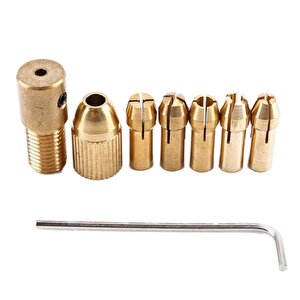 Otomatik Mandrel Mini Motor Mandreni Chuck Üniversal 2.7mm Mil Penset Okul Proje Ödev Hobi 5li Pens