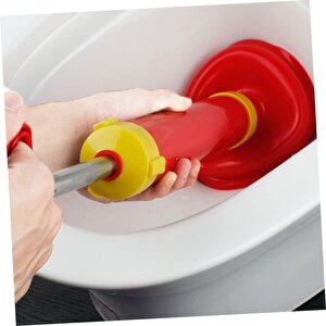 Tuvalet tıkanıklığı açmak tahliye için kauçuk piston wc klozet pompası lavabo gider açıcı pis su tahliye pompa
