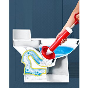 Tuvalet tıkanıklığı açmak tahliye için kauçuk piston wc klozet pompası lavabo gider açıcı pis su tahliye pompa