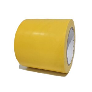 Yer İşaretleme Bandı Sarı 10cmx30m Sarı Zemin Yer İşaretleme İkaz Bantı 100mm Sarı