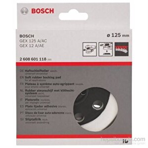 125 Mm Zımpara Tabanı Yumuşak 2608601118