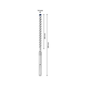 Expert 14 X 340 Mm Yeni Sds Max-8x Delme Ucu 2608900207