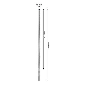 Expert 18 X 940 Mm Yeni Sds Max-8x Delme Ucu 2608900224