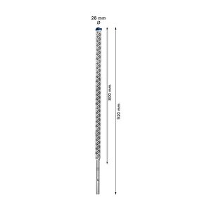 Expert 28 X 920 Mm Yeni Sds Max-8x Delme Ucu 2608900250