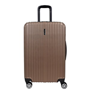 Elatae 2'li Valiz Seti Orta Boy - Kabin Boy Gold