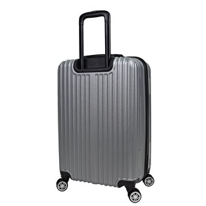 Elatae Orta Boy Valiz Gri Abs 1020