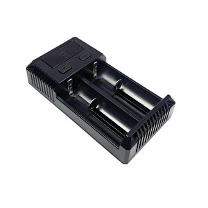 I2 İntelli Charger Li-ion Universal Pil Şarj Cihazı 2li