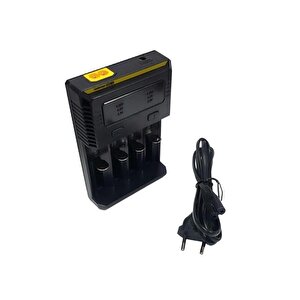 Nitecore I4 İntelli Charger Li-ion Universal Pil Şarj Cihazı 4lü