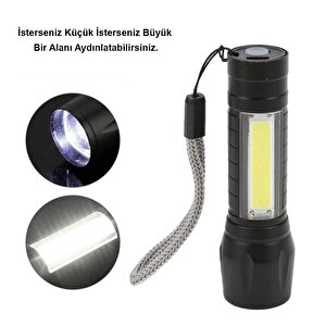 Electroon Pm-4525 Power Ledli Usb Şarjlı Mini El Feneri