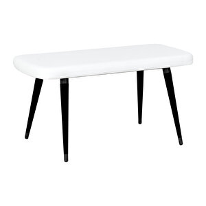 Vilinze Eames Sandalye-bank Avanos  Ahşap Mdf Mutfak Masası Takımı - 70x120 Cm