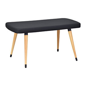 Vilinze Eames Sandalye-bank Avanos  Ahşap Mdf Mutfak Masası Takımı - 70x120 Cm