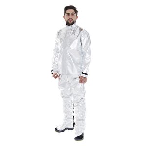 Alümi̇ni̇ze Yangina Yaklaşma Elbi̇ses Ceket Pantolon Başlik