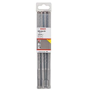 Sds Plus-5x 10'lu 8 X 210 Mm Dört Elmaslı Matkap Ucu 2608833900
