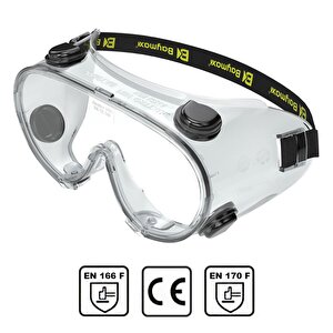 S1551 Ventilli Koruyucu Gözlük Şeffaf Google İş Güvenlik Gözlüğü