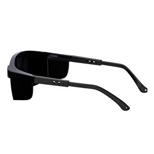İş Güvenlik Gözlüğü Kulak Ayarlı Kaynakçı Koruyucu Gözlük Siyah