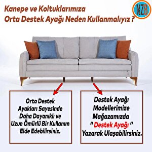 Mobilya Kanepe Yatak Sehpa Tv Ünitesi Baza Koltuk Ayağı Kahverengi Renk 15 Cm Ayak