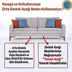 Mobilya Kanepe Sehpa Tv Ünitesi Baza Koltuk Ayağı Açık Ceviz Renk 12 Cm Ayak