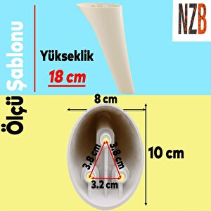 Lüks Mobilya Kanepe Sehpa Tv Ünitesi Koltuk Ayağı 18 Cm Krem Baza Ayak