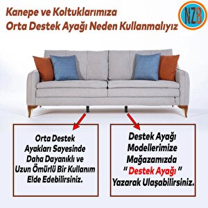 Mobilya Metal Yatak Kanepe Baza Koltuk Orta Destek Ayağı M8 Civata Siyah Metal Ayak 12 Cm