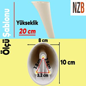 Lüks Mobilya Kanepe Sehpa Tv Ünitesi Koltuk Ayağı 20 Cm Krem Baza Ayak