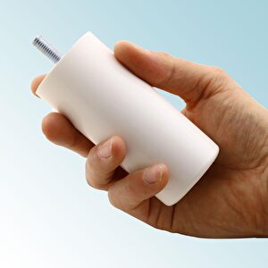 Gizli Mobilya Kanepe Sehpa Tv Ünitesi Koltuk Orta Destek Ayağı 10 Cm Beyaz Baza Ayak