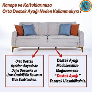 Mobilya Kanepe Yatak Sehpa Tv Ünitesi Baza Koltuk Ayağı Koyu Ceviz Renk 12 Cm Ayak