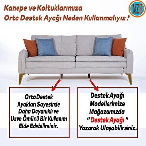 Mobilya Yatak Kanepe Sehpa Tv Ünitesi Baza Koltuk Ayağı Açık Ceviz Renk 18 Cm Ayak