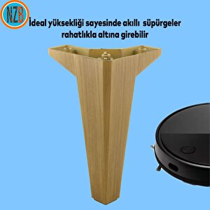 Mobilya Yatak Kanepe Sehpa Tv Ünitesi Baza Koltuk Ayağı Açık Ceviz Renk 18 Cm Ayak