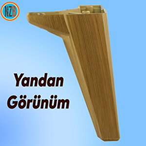 Mobilya Yatak Kanepe Sehpa Tv Ünitesi Baza Koltuk Ayağı Açık Ceviz Renk 18 Cm Ayak