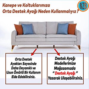 Mobilya Kanepe Sehpa Tv Ünitesi Baza Koltuk Ayağı Kahverengi Gold Renk 12 Cm Ayak