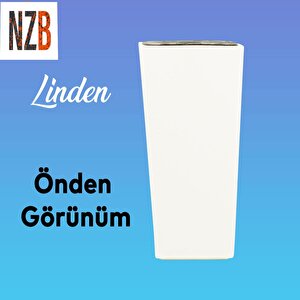 Lüks Mobilya Kanepe Sehpa Tv Ünitesi Koltuk Ayağı 12 Cm Beyaz Köşeli Baza Ayak