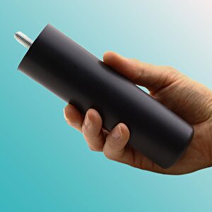 Gizli Mobilya Kanepe Sehpa Tv Ünitesi Koltuk Orta Destek Ayağı 15 Cm Siyah Baza Ayak