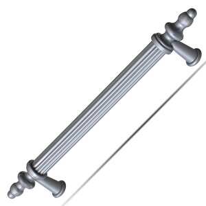 Çekmece Banyo Mutfak Dolap Kapak Kulpu Kulbu 128 Mm Gri Sert Plastik Kulp