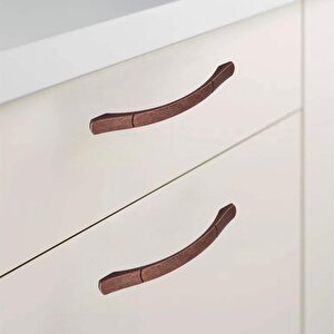 Mobilya Banyo Mutfak Dolabı Çekmece Dolap Kapak Kulpu Kulbu Antik Bakır 128 Mm Metal Kulp