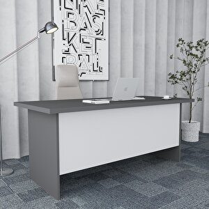 Vest 7'li Ofis Takımı Model 1 Füme Beyaz Montaj Dahil