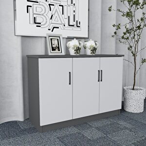 Vest 7'li Ofis Takımı Model 1 Füme Beyaz Montaj Dahil