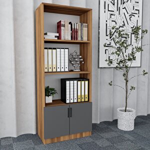 Vest 7'li Ofis Takımı Model 1 Ceviz Füme Montaj Dahil