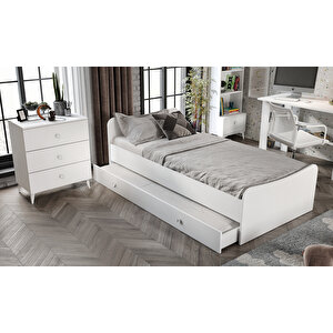 Selen Çocuk Odası Takımı Beyaz - 5 Parçalı Tamamı 1. Kalite Mdf