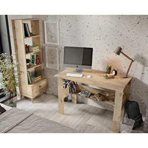 Selen Çocuk Odası Takımı Meşe - 5 Parçalı Tamamı 1. Kalite Mdf