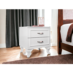 Kartopu 2 Çekmeceli Country Komodin - Tamamı 1. Kalite Mdflam