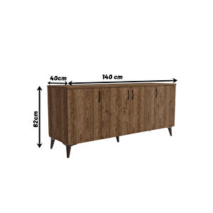 Çok Amaçlı Mdf Konsol Dolap - Tamamı 18mm Mdf