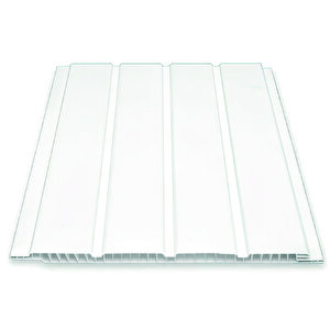 Fugalı Beyaz Plastik Pvc Duvar - Tavan Lambiri / 20 Adet 20 Cm X 1,5 Metre - 6 Metrekare